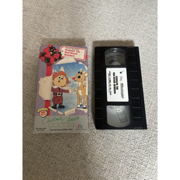 Other - Rudolph the Red-Nosed Reindeer (VHS, 1989) Burl Ives Vintage 80s Classic Cartoon